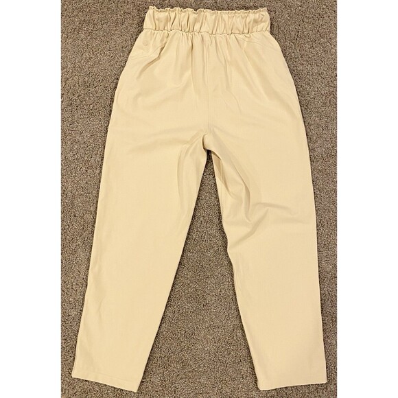 Lululemon  Keep Moving Crop Pants Joggers High Rise 23" Prosecco Sz 2 LW6BLTS - Picture 3 of 7
